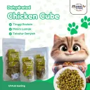 Dehydrated Chicken Cube - Snack Dadu Kucing Campuran Ayam, Minyak Ikan, Catnip dan Vitamin